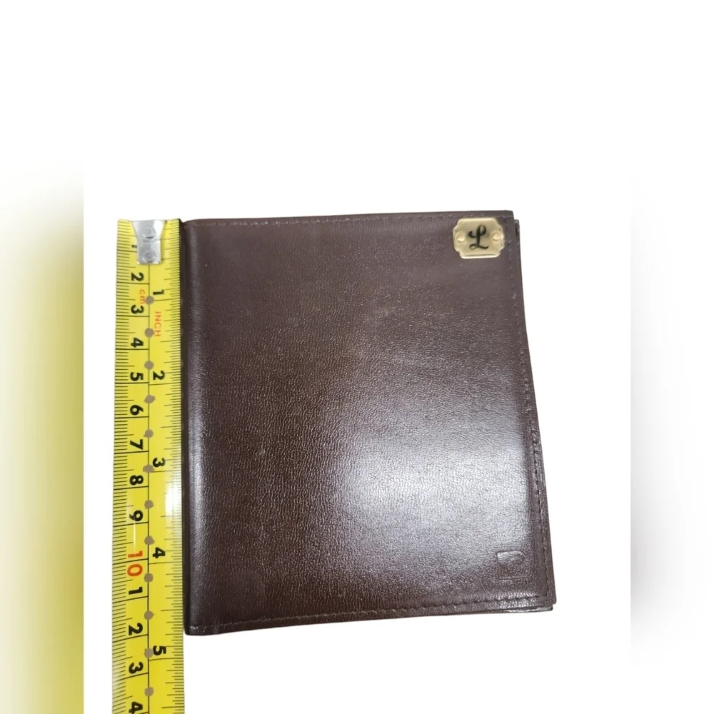 Vintage Pierre Cardin Boutique Brown‎ Leather Wallet Billfold